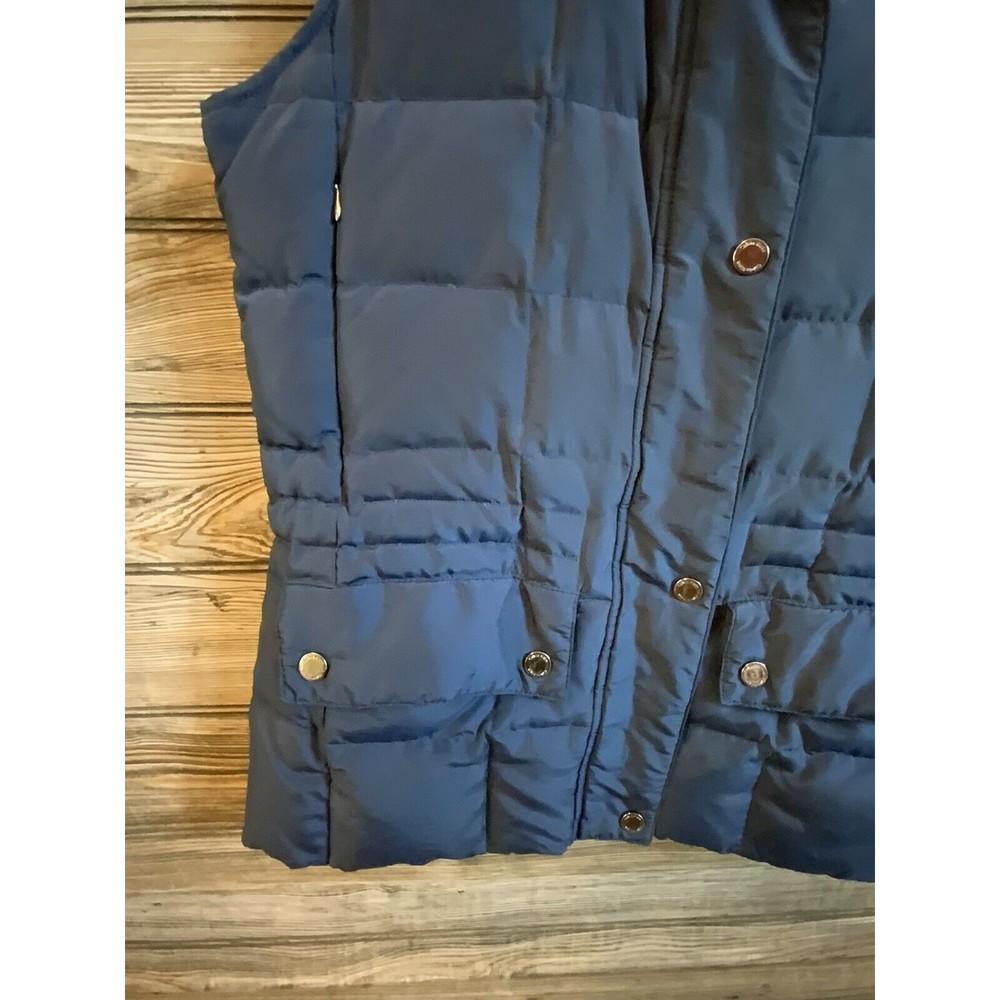 Calvin Klein Puffer Vest With Fur Trimmed Detachable Hood, Women’s XS - Picture 2 of 8
